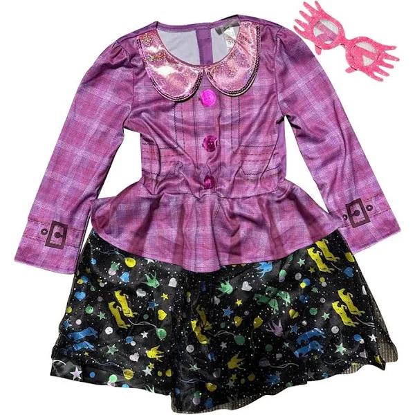 Harry Potter Childrens/Kids Luna Lovegood Costume Pink/Black 5-6 Years