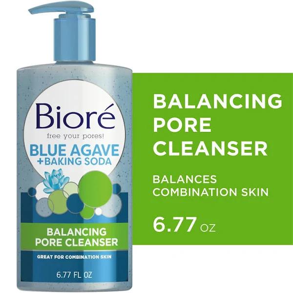 Biore Balancing Pore Cleanser Blue Agave + Baking Soda 6.77 fl oz (200 ml)