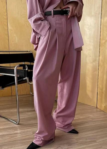 Gelso Pleated Trousers - Rose | The Frankie Shop