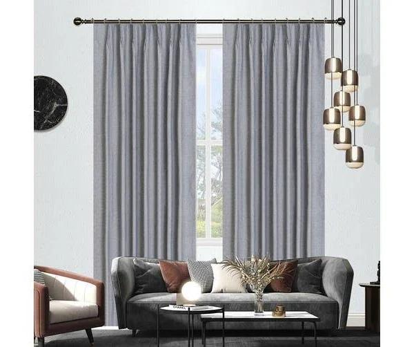 Phoenix Blockout Pinch Pleat Curtains Pair