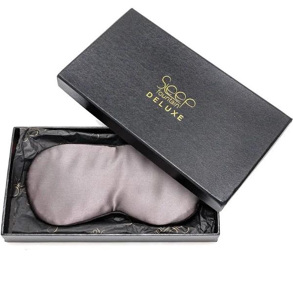 Sleep Fountain Anti-aging Sleep Mask For Women With Copper Ion Technology, Soft Mulberry Silk Eye Mask For Sleeping and Skin Care, Blindfold Eye