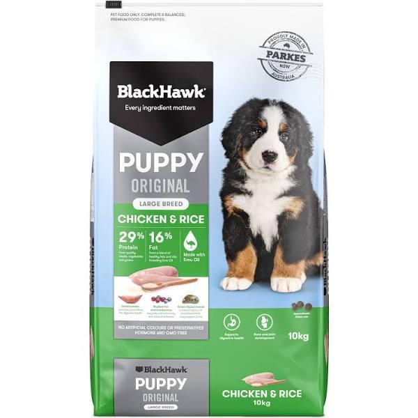 Black Hawk Puppy Large Breed Chicken & Rice Dog Food 10kg