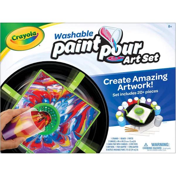 Crayola - Washable Paint Pour Art Set