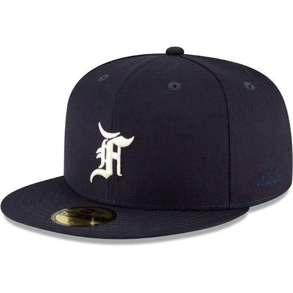 Fear of God Essentials New Era Fitted Cap (FW20) Navy/White