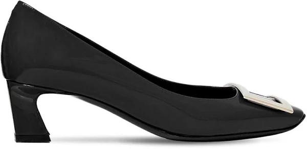 Roger Vivier | Women 45mm Trompette Patent Leather Pumps Black 35.5