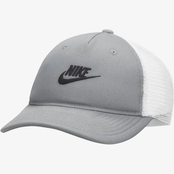 Nike Rise Cap Structured Trucker Cap - Grey - Cotton - 50% Sustainable Blends