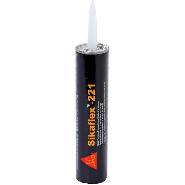 Sika Sikaflex 221 Multi-purpose Polyurethane Sealant/Adhesive - 10.3oz(300ml) Cartridge - Aluminum Gray [90892]