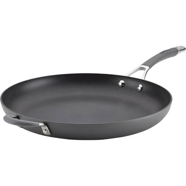 Circulon - 83906 Circulon Radiance Hard Anodized Nonstick Frying Pan/Fry Pan/Hard Anodized Skillet with Helper Handle - 14 Inch, Gray