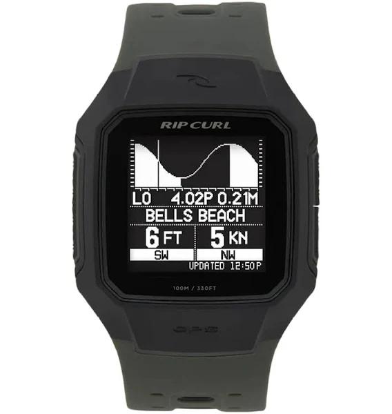 Rip Curl Search GPS Series 2 Watch. Army