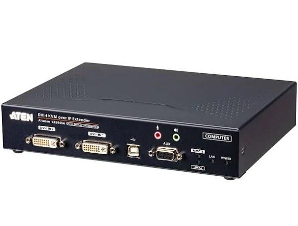 Aten DVI Dual Display KVM Over IP Transmitter [KE6940AT-AX-U]