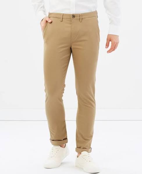 Ben Sherman Skinny Stretch Chino Stone Size 38