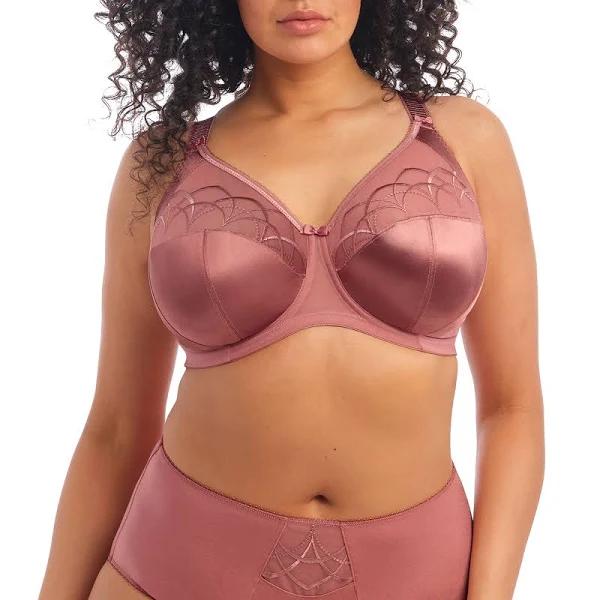 Elomi Cate Underwired Full Cup Banded Bra - Rosewood - 12H Rosewood