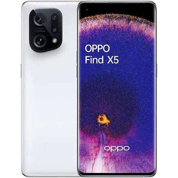 Oppo Find X5 5G Smartphone 256GB, 8GB RAM, Dual Sim, White