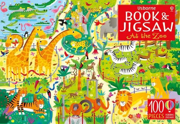 Usborne Book and Jigsaw - at The Zoo