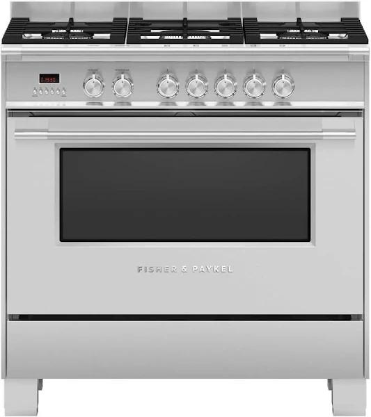 Fisher & Paykel OR90SCG4X1 90cm Freestanding Dual Fuel Cooker