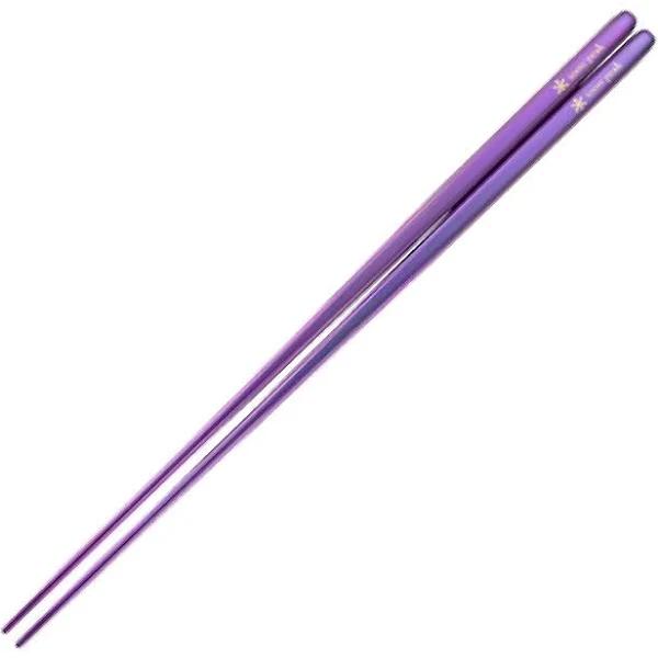 Snow Peak Titanium Chopsticks Purple