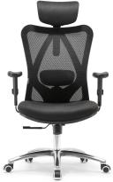 Sihoo Ergonomic Office Chair, Computer Desk Chair, 3D Adjustable High-Back, Breathable Skin-friendly Mesh With Armrest, Lumbar Support (Black) Chair