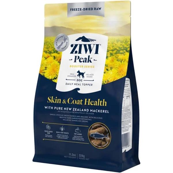 Ziwi Peak Freeze Dried Booster Skin & Coat Dog Food 320g