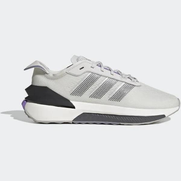 adidas-Avryn Shoes-Unisex-Grey One / Silver Metallic / Core White-5