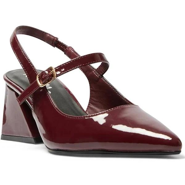 Ravella Loyal Synthetic Pump in Cherry Patent, Size 6 AU