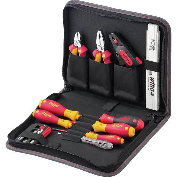 Wiha Tools 1000V VDE Professional Electrician Tool Case Kit