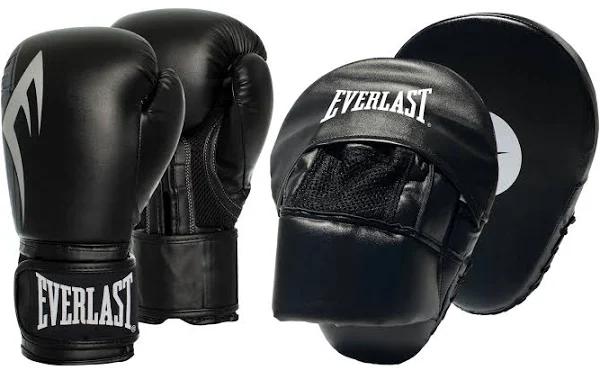 Everlast Power Glove and Mitt Combo Black 10oz