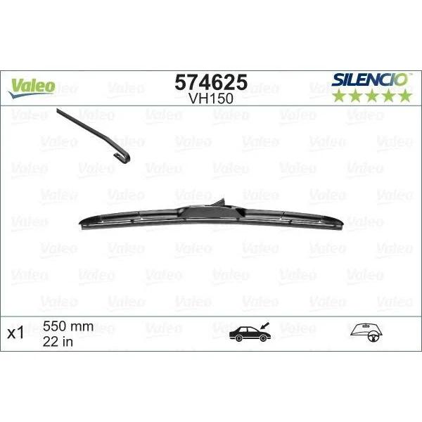 Valeo VH150 Silencio Wiper Blade 550mm For RX 2009 Onwards