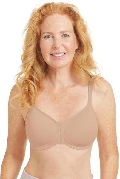 Amoena Mara Front Fastening Pocketed Mastectomy Prosthesis Nude Bra 20A