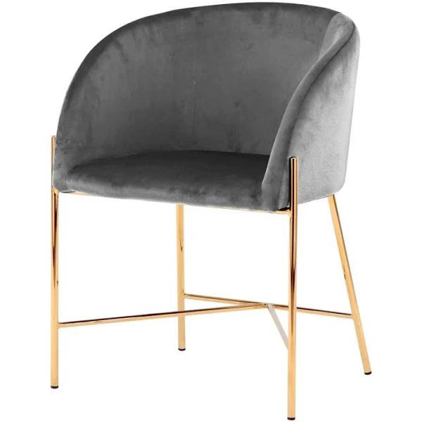 Luxo Furniture Catford Velvet Fabric Dining Chair