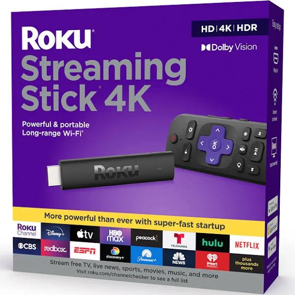 Roku Streaming Stick 4K 2021 | Streaming Device 4K/HDR/Dolby