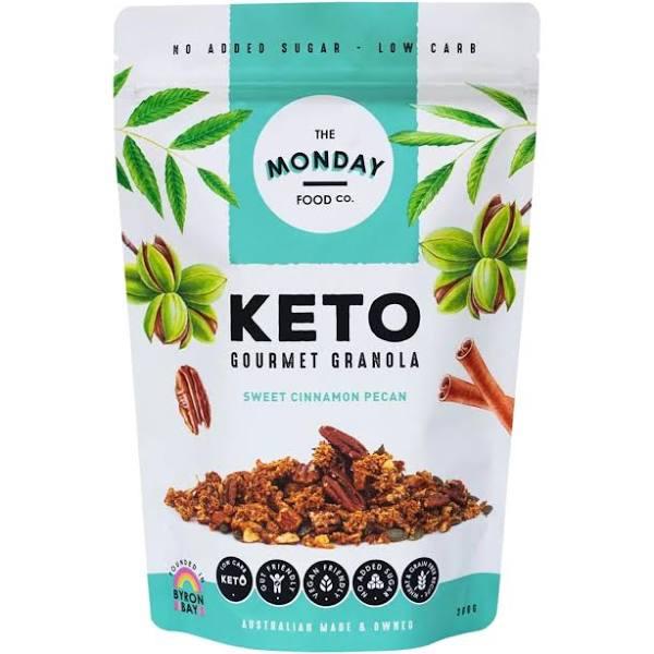 The Monday Food Co Keto Gourmet Granola Sweet Cinnamon Pecan 300g