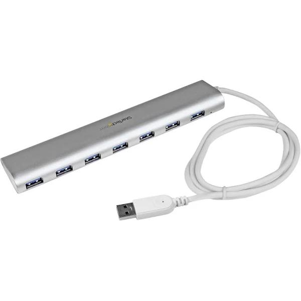 StarTech 7-Port Compact USB 3.0 Hub With Built-in Cable