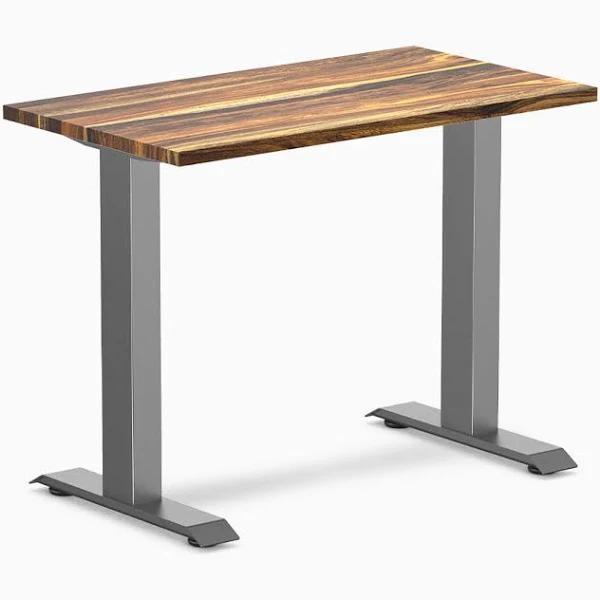 Desky Zero Mini Hardwood Office Desk - Pheasantwood 900 x 500