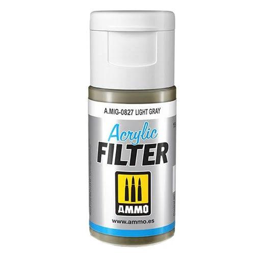 Ammo by MIG Acrylic Filter Light Grey