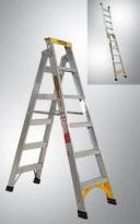 Gorilla DM006-PRO - 1.8-3.2m 150kg Pro-Lite Industrial Aluminium Double Sided Dual Purpose Ladder