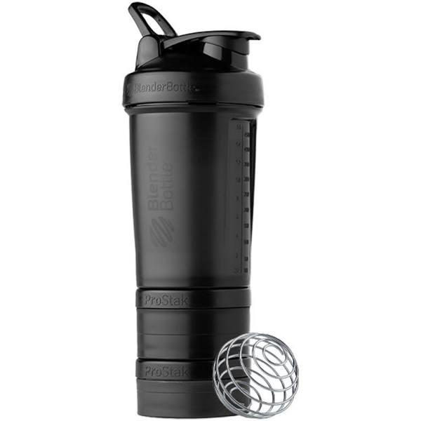 Blender Bottle, ProStak, Black, 22 oz (651 ml)