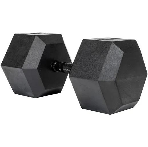 Black Hex Dumbbell | Single | 1 - 40kg 47.5kg by Sumo Strength