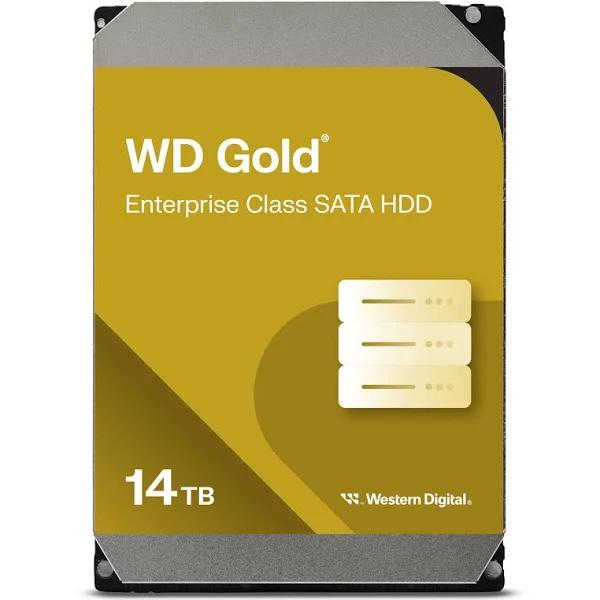 WD WD142KRYZ Gold Hard Drive, 14TB, 512MB Cache, Enterprise Class SATA HDD