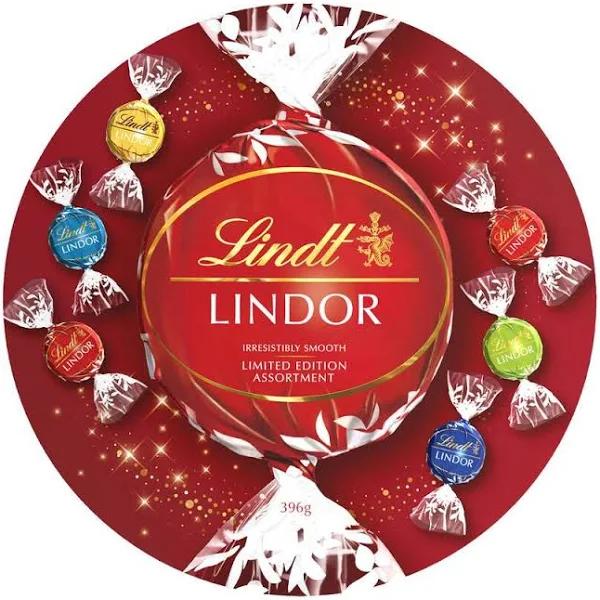 Lindt Lindor Limited Edition Chocolate Round Tin 396g