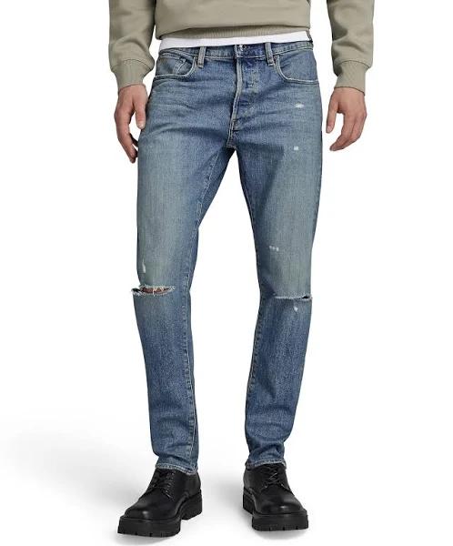 G-Star 3301 Slim Jeans in Faded Blue