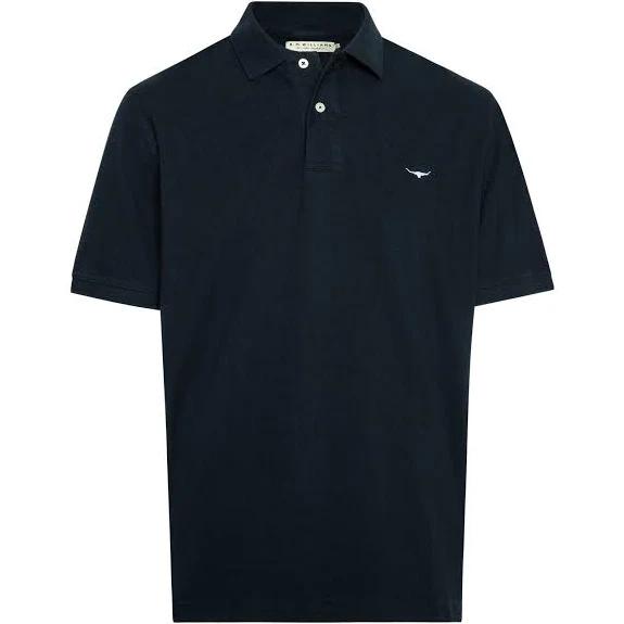 David Jones R.M. Williams Rod Polo in Navy, Size Medium