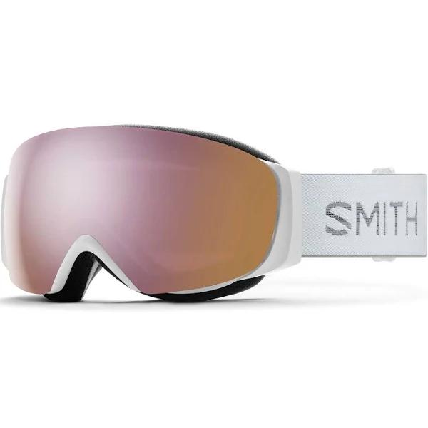 Smith I/O Mag S Goggles - White Chunky Knit/ChromaPop Everyday Rose Gold Mirror - 2022