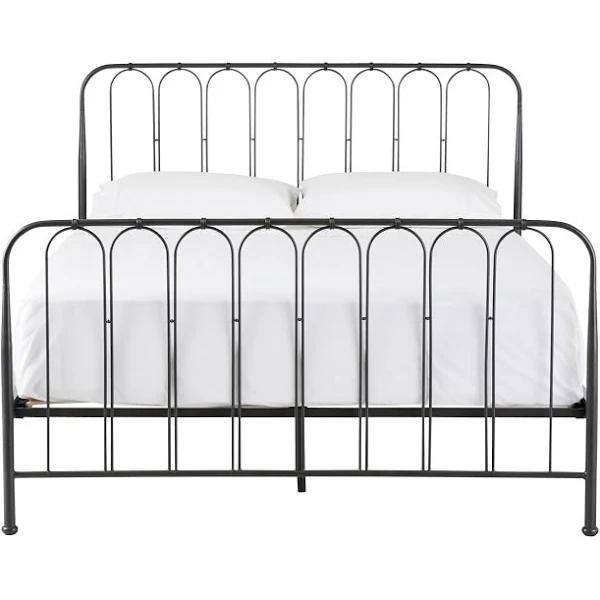 Lottie King Bed | Gun Metal | Bedroom | Early Settler Furniture