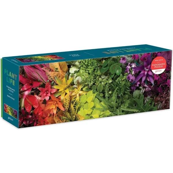 Plant Life 1000 Piece Panoramic Puzzle by Galison