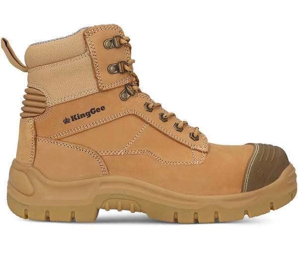 KingGee Phoenix 6Z Side Zip Boot-(K27880) Wheat / 7.5 AU/UK