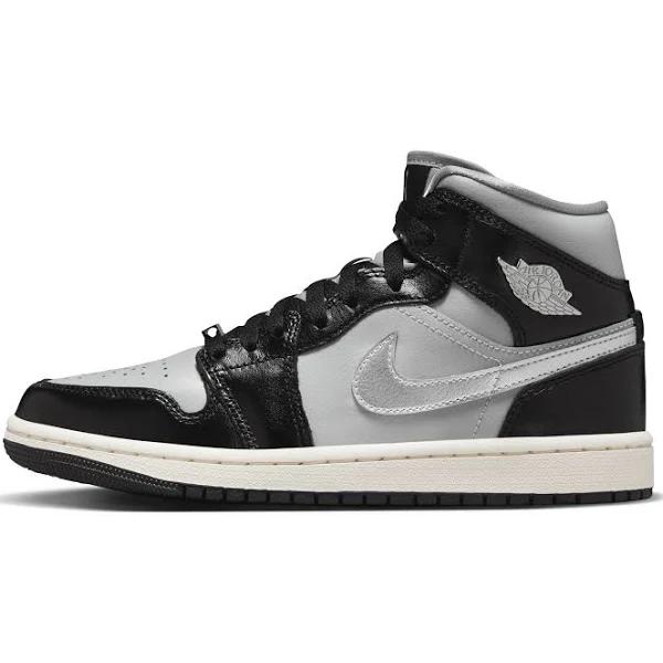 Jordan 1 Mid Women Shoes - Black - Size: 5.5 - Foot Locker