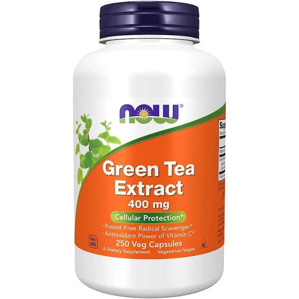 Now Foods Green Tea Extract 400 MG 250 Veg Capsules