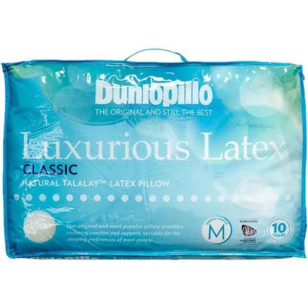 Dunlopillo Luxurious Latex Medium Profile Classic Pillow