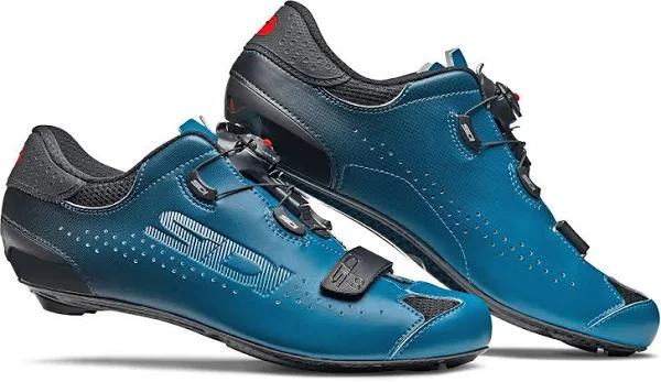 Sidi Sixty Road Shoes - Black-Petrol - EU 41