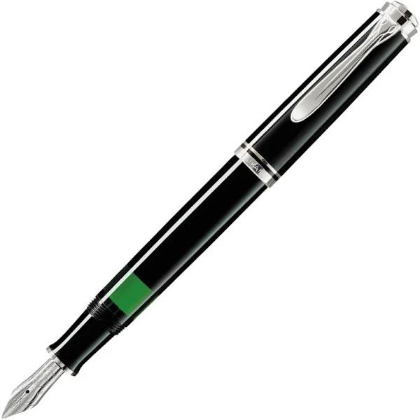 Premium Pelikan M405 Fountain Pen F Plume Black